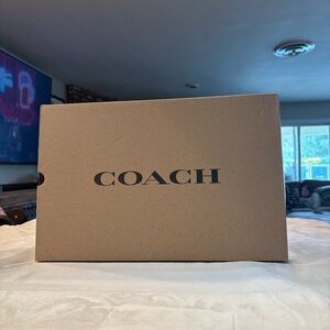 Coach Black and Brown Shoe Box
